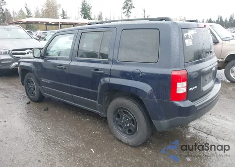 2014 Jeep Patriot Sport from USA, damaged, VIN 1C4NJRBB0ED617193